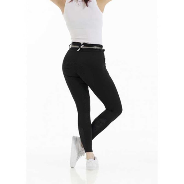 Equitheme Ridbyxor I Silikonsits Claudine Svart 38