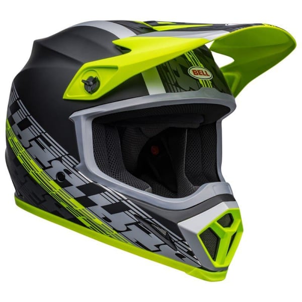 Bell Moto Motocrosshjälm Mx-9 Mips Offset Gul,Svart M