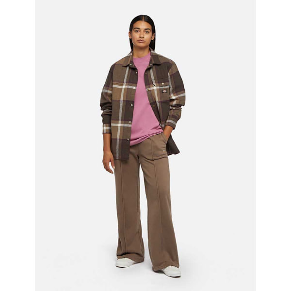 Dickies Mapleton Straight Fit Mjukisbyxor Brun M Kvinna
