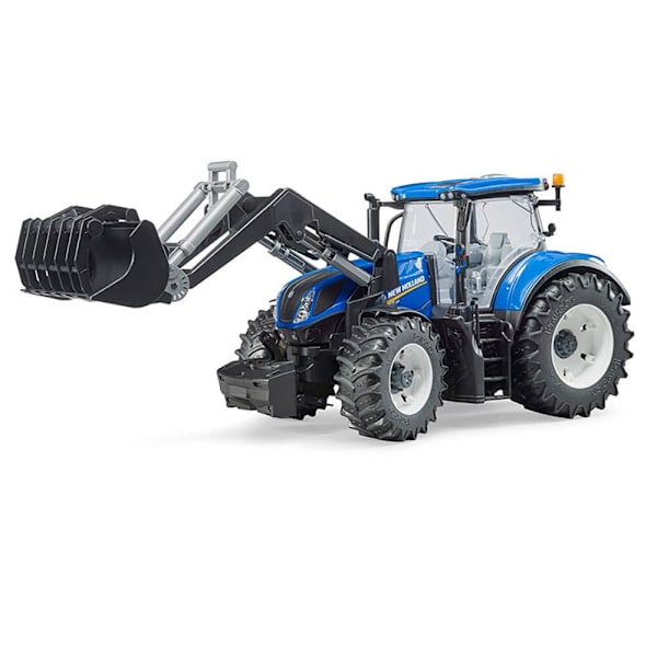 Bruder Med Främre Spade Tractor New Holland Blå 3-6 Years