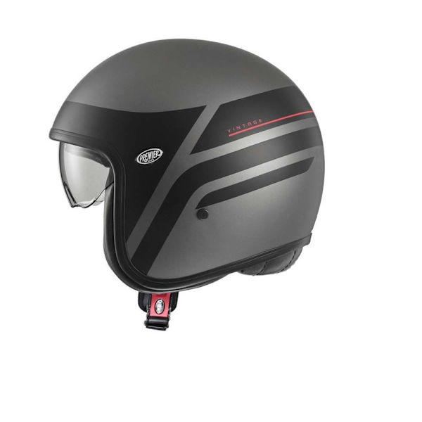 Premier Helmets Öppen Ansikts Hjälm 23 Vintage K17 Bm 22.06 Svart L