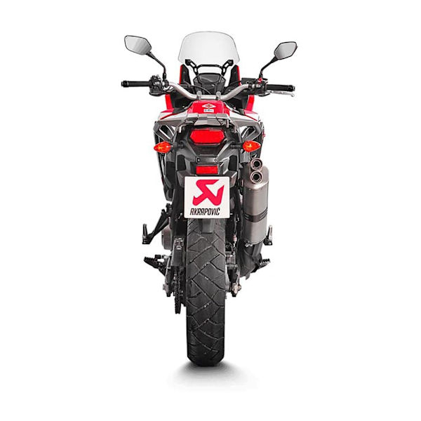 Akrapovic Ljuddämpare Slip On Line Titanium Crf 1000l Africa Twin 16-18 Ref:s-h10so16-wt Silver