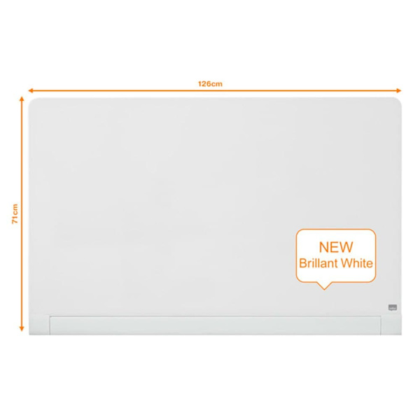 Nobo Lasi Pyöristetyt Reunat Impression Pro 57´´ 1264x711 Mm Lauta