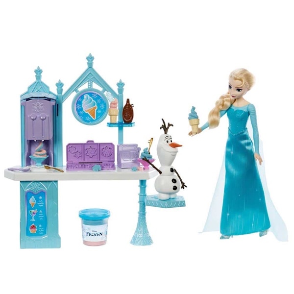 Disney Princess Elsa Ja Olaf Jäätelönukke Frozen Sininen
