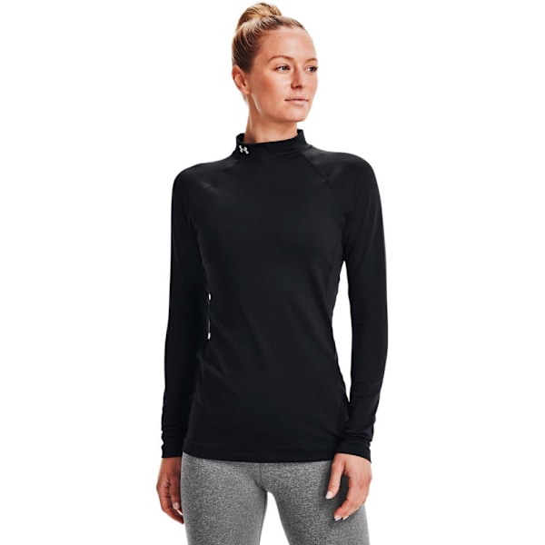 Under Armour Pitkähihainen T-paita Coldgear Authentics Mockneck Musta XS Nainen