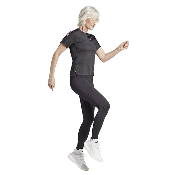 Adidas Kortærmet T-shirt Adizero Sort S Kvinde