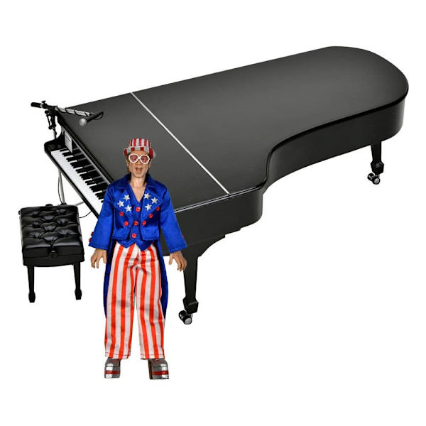 Neca Elton John Clothed Action Live In ´76 Deluxe Set 20 Cm Figur