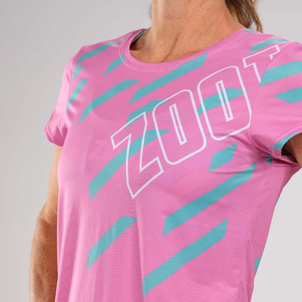 Zoot Ltd Run T-shirt Med Korte ærmer Rosa M Kvinde