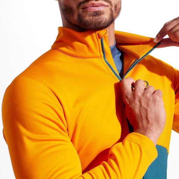 Pearl Izumi Langærmet Trøje Quest Amfib Gul,Blå 2XL Mand