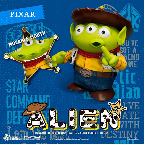Disney Pixar Toy Story Alien Kuva Remix Woody Monivärinen