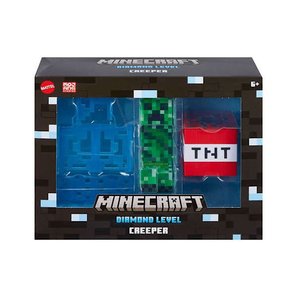 Minecraft Hahmo Diamond Level Creeper Monivärinen