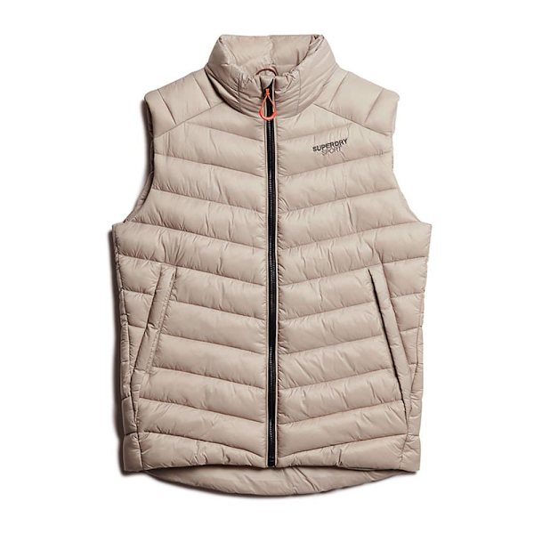 Superdry Fuji Väst Beige XL Man