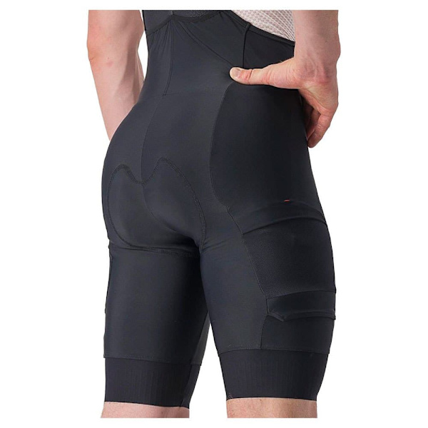 Castelli Haklappshorts Unlimited Cargo Svart M Man