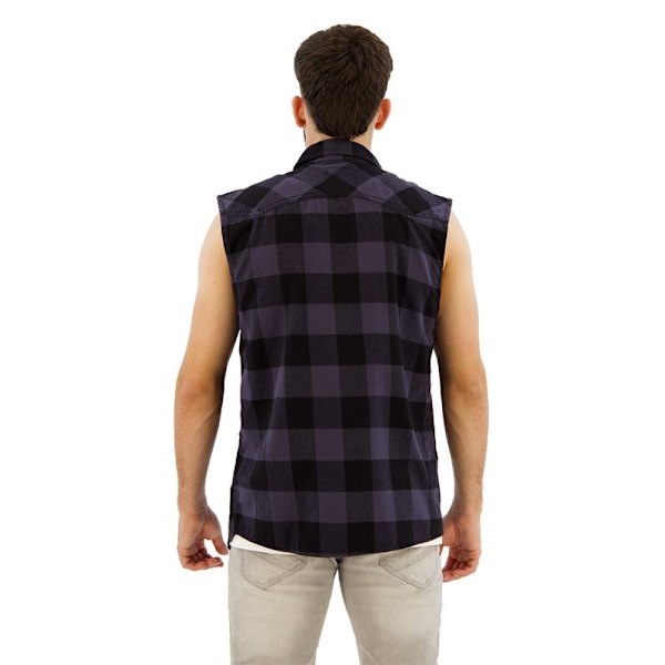 Brandit Check Skjorte Blå 7XL Mand