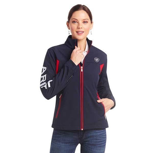 Ariat Jacka New Team Softshell Blå M