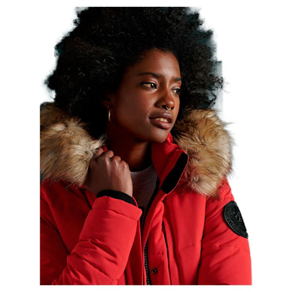Superdry Bomberjacka Everest Röd L Kvinna