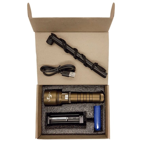 Spetton Soihtu Q-7 Vx Fire Led Vihreä 500 Lm / 2600mAh