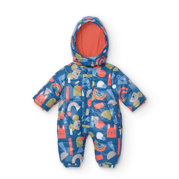 Boboli Technical Fabric Babygrow Overall Flerfärgad 12 Months Pojke