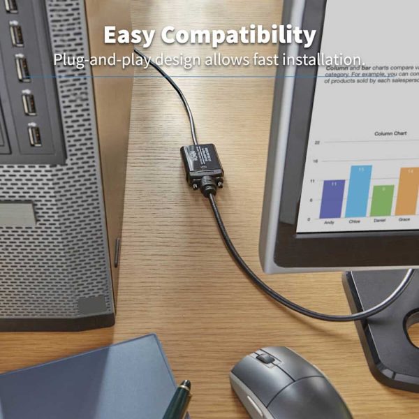 Eaton Displayport Til Vga-adapter P134-06n-vga-v2 Søvfarvet