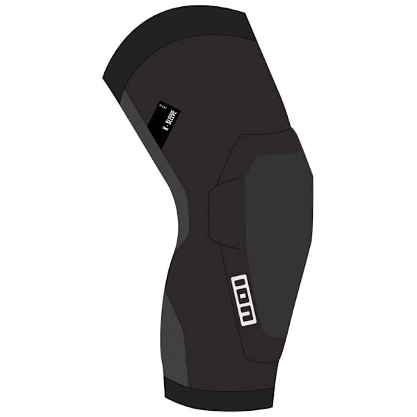 Ion Knæ Paddre K-sleeve Amp Sort XL