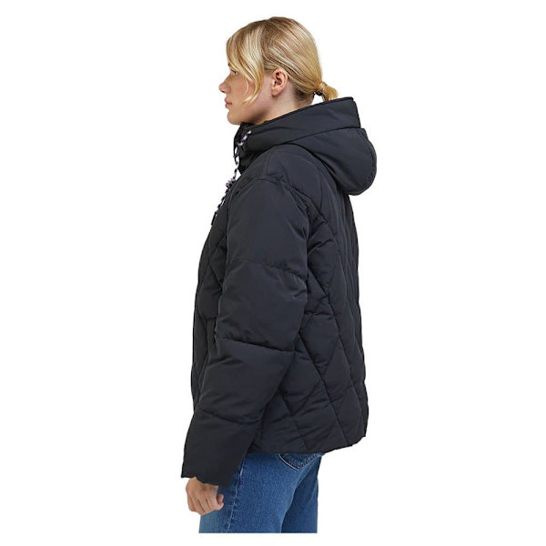 Lee Pufferjacka Short Puffer Grå XS Kvinna