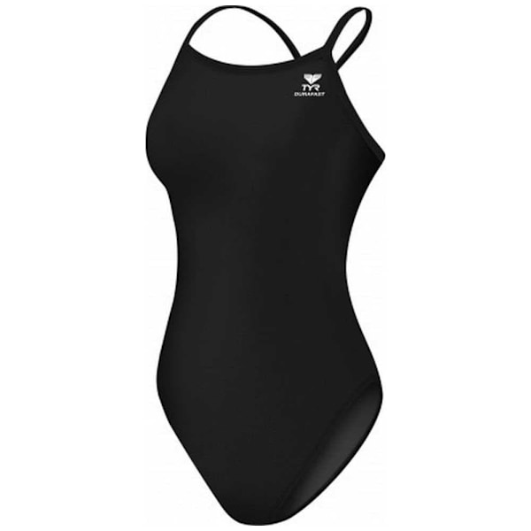 Tyr Badedragt Durafast Elite Solid Diamondfit Sort 40 Kvinde