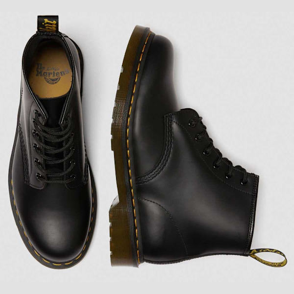 Dr Martens 101 6-eye Ys Smooth Støvler Sort EU 40 Mand