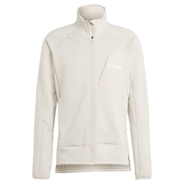 Adidas Full Dragkedja Fleece Organiser Xperior Medium Fleece Beige L Man