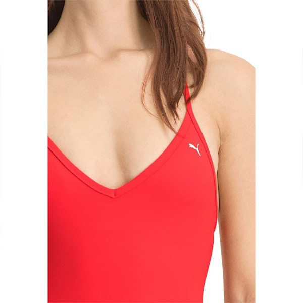 Puma Badedragt V Neck Rød XS Kvinde