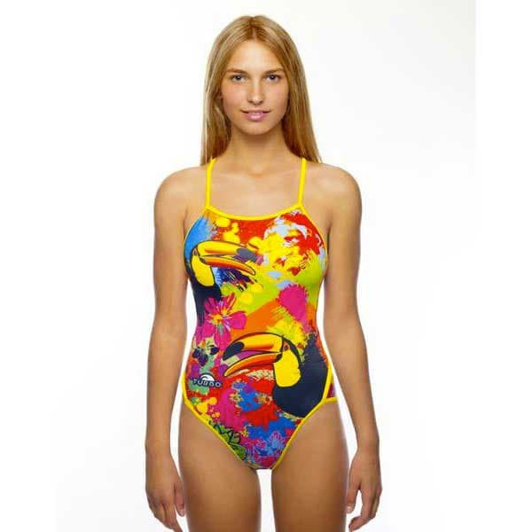 Turbo Badedragt Tucan Colors Flerfarvet 3XL Kvinde