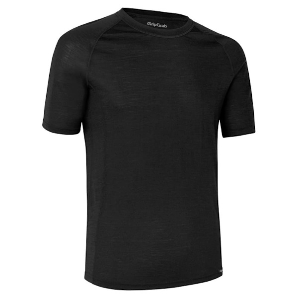Gripgrab Merino Blend Thermal Kortärmad Baslager Svart L Man