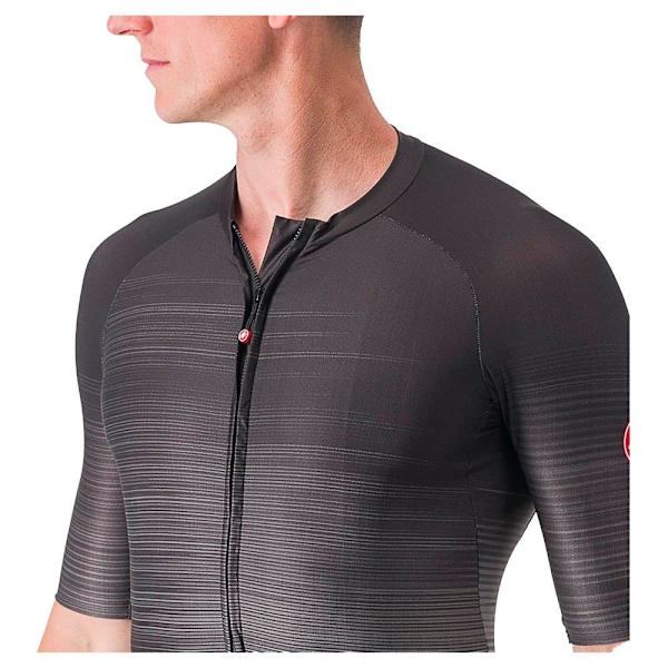 Castelli Lyhythihainen Jersey Aero Race 6.0 Harmaa M Mies