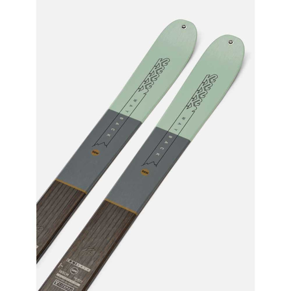 K2 Kvinna Touring Skidor Wayback 98 Grönt 165