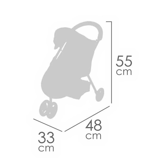 Decuevas Galastol Lämplig För Upp Till 2x1 50 Centimeter 33x48x55 Centimeter Docka Rosa