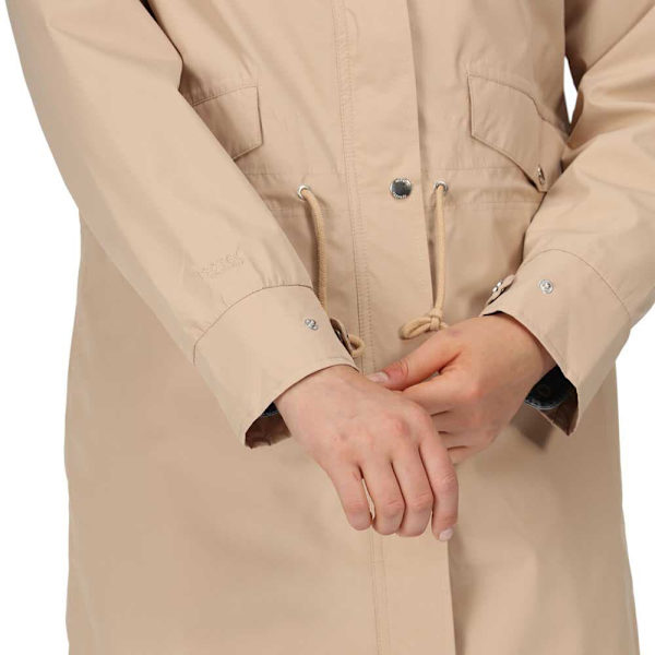 Regatta Hættetrøje Regnjakke Amberose Beige 12 Kvinde