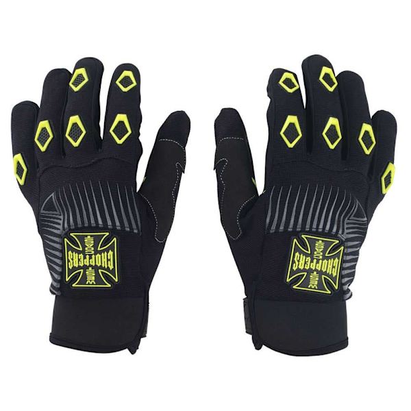 West Coast Choppers Lange Handsker Por Vida Sort S