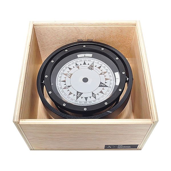 Autonautic Instrumental Extra Magnetisk Kompass I Trälåda C20-00131 Svart