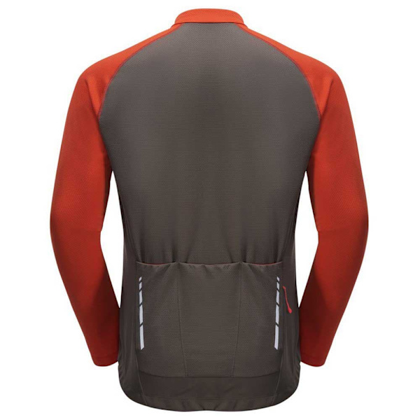 Jack Wolfskin Morobbia Fz T-shirt Med Lång ärm Röd S Man