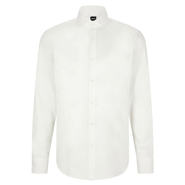 Boss Skjorte P-joe Spread Hvid 40 / Regular Mand