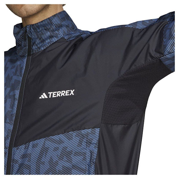 Adidas Jakke Terrex Trail Windbreaker Blå L Mand