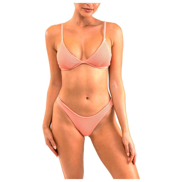 Rhythm Bikinitopp Wave Break Fixed Rosa S Kvinna