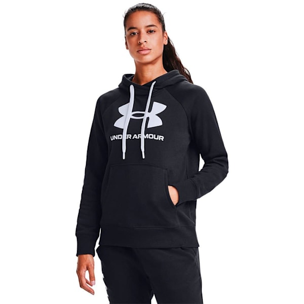 Under Armour Hættetrøje Logo Rival Sort S Kvinde