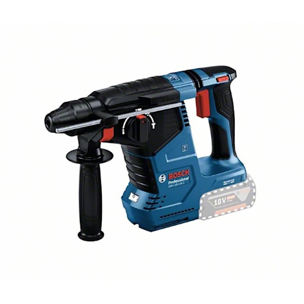 Bosch Professional Batteri Hammare Gbh 18v-24c L-boxx 136 Silver