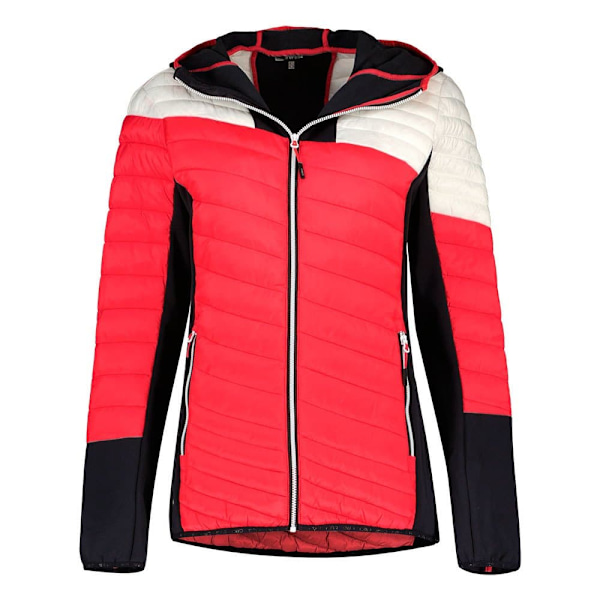 Cmp Jakke Hybrid Fix Hood 32z4526 Rød XL Kvinde