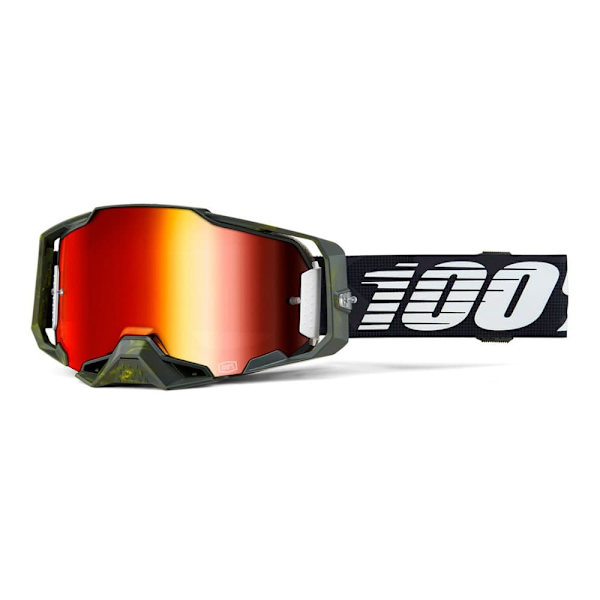 100percent Glasögon Armega Svart Mirror Red