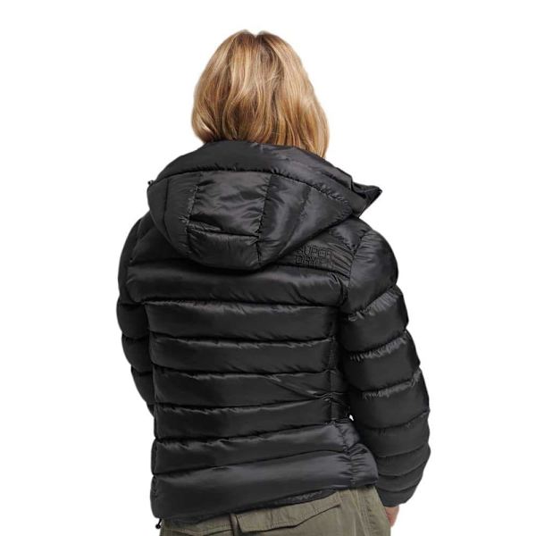 Superdry Polstret Jakke Fuji Sort XS Kvinde