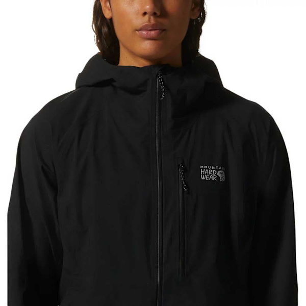 Mountain Hardwear Jakke New Stretch Ozonic Sort M Kvinde