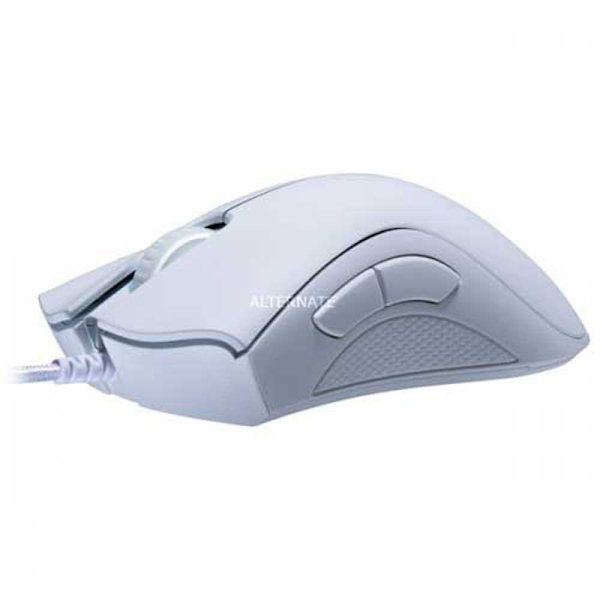 Razer Spelmus Deathadder Essential 6400 Dpi Vit Vit