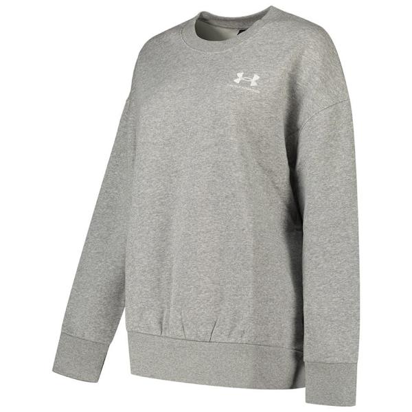 Under Armour Huppari Essential Fleece Os Crew Harmaa L Nainen