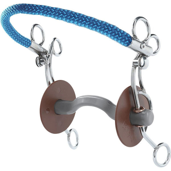 Beris Mjuk Hackamore Tandem Konnex Silver 140 mm
